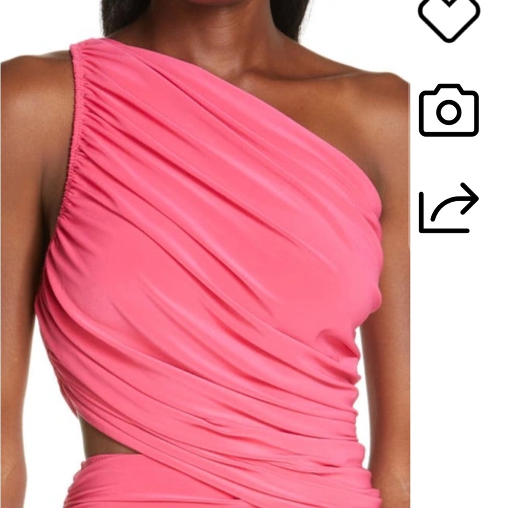 Elegant Pink One-Shoulder top